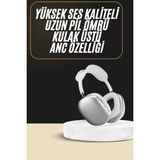 2025 Model Kulak Üstü Kablosuz Bluetooth Kulaklık Gürültü Azalta Uzun Pil ( Lisinya )