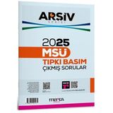 2025 MSÜ Çıkmış Sorular Tıpkı Basım Çözümlü Arşiv Serisi