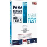 2025 PAEM Komiser Yardımcılığı ve Rütbe Terfi Sınavlarına Hazırlık Yıldız Çek Kopart Yaprak Test