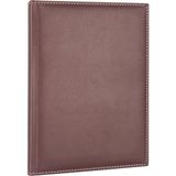 2025 S.deri Kapak Diplomat Ajanda Defter Tarihli Çizgili 17X24 cm Bordo - Çok Renkli - Standart - Genel