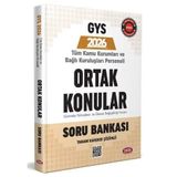 2025 Tüm Kamu Kurumları ve Bağlı Kuruluşları Personeli Ortak Konular Görevde Yükselme ve Ünvan Değişikliği Sınavı Soru Bankası