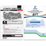 2025 Türkiye Geneli Orijinal Yayınları Ayt Türkiye Geneli Deneme Sınavı ve Supara Ayt Türkiye Geneli Deneme Seti | Yks Ayt Deneme Paketi