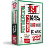 2025 Yks Tyt Fen Bilimlerinin Manifestosu Branş Deneme Paketi 10Lu Dijital Çözümlü