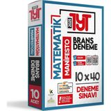 2025 YKS TYT Matematik Manifesto BRANŞ Deneme Paketi 10lu Dijital Çözümlü