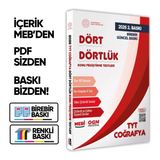 2025 Yks-Tyt Mebi-Ogm Dört Dörtlük Coğrafya Pekiştirme Testi Renkli Soru Bankası Video Çözümlü
