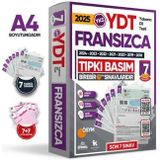 2025 YKS YDT Fransızca ÖSYM Çıkmış Soru Tıpkı Basım Deneme Paketi 7li Türkiye Geneli
