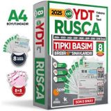 2025 YKS YDT Rusça ÖSYM Çıkmış Soru Tıpkı Basım Deneme Paketi 8li Türkiye Geneli