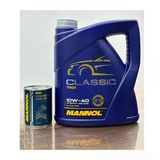 202510W40 Mannol Classic Yüksek Performanslı 4L Motor Yağı Ve Molibden Additive 300Ml Ses Giderici Katkısı
