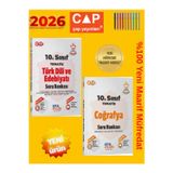 2026 10.Sınıf Edebiyat-Coğrafya %100 Yeni Maarif Müfredat Soru Bankası Seti+Tablet Kalemi