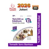 2026 10.Sınıf Türk Dili Edebiyatı Jokeri Tematik %100 Yeni Müfredat Soru Bankası+Kronometre