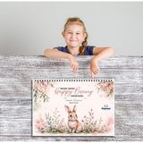 2026-2027 Akademik Takvimli 53 Haftalık Planlayıcı A4 Yatay - Happy Bunny