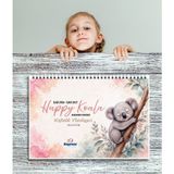 2026-2027 Akademik Takvimli 53 Haftalık Planlayıcı A4 Yatay Happy Koala