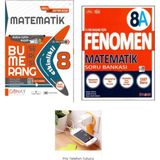 2026-2027 Bumerang 8.sınıf Matematik Konu Anlatım + Fenomen 8A Matematik Set Priz Tutuculu