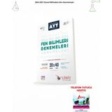 2026-2027 Limit Yayınları Ayt 20'li Fen Bilimleri Denemeleri
