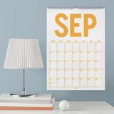 2026 - 2027 Spiralli Akademik Duvar Takvimi, A4 Takvim, 33 X 48 Cm Takvim, Eylül Başlangıçlı, Academic Wall Calendar