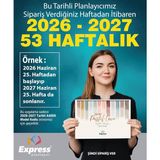 2026-2027 Takvim A4 Ebat 53 Haftalık Planlayıcı Pastel Love - Çok Renkli - Standart - Genel