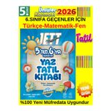2026 5.Sınıf Ünlüler 6Ya Geçenler İçin Jett Etkinlikli Yeni Müfredat Yaz Tatil Etkinlikli Kitap+Dokunmatik Kalem