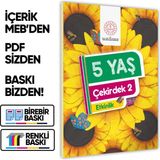 2026 5 Yaş Okul Öncesi MEB Etkinlik Kitabı Çekirdek 2 Eğlenceli ve Öğretici Aktiviteler (A4 Renkli)