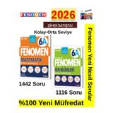 2026 6.Sınıf Matematik-Fen 6A%100 Yeni Müfredat Kolay-Orta Seviye Soru Bankası+Kalem