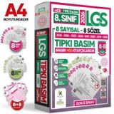2026 8. Sınıf LGS Tıpkı Basım Çıkmış Soru 8+8 Deneme Paketi (Sayısal+Sözel) Türkiye Geneli Dijital Çözümlü