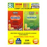 2026 8.Sınıf Master Matematik-Fen Beceri Temelli Soru Bankası Seti+Tablet Kalem