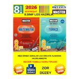 2026 8.Sınıf Master Matematik-Türkçe Beceri Temelli Soru Bankası Seti+Tablet Kalem