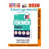2026 8.Sınıf Türkçe B (8B)Video Çözümlü Kolay-Orta Seviye Soru Bankası(607 Soru)