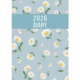 2026 A4 Page A Day: One Page Per Day Daily Diary Planner & Organizer for 365 Days, dated from Jan 2026 to Dec 2026, Fully Lined Journal Notebook with Calendars, To-Do List and Notes | Daisy Flowers