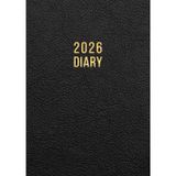 2026 A5 Page a Day: One Page Per Day Daily Diary Planner & Organizer for 365 Days, dated from Jan 2026 to Dec 2026, Fully Lined Journal Notebook with Calendars, To-Do List and Notes | Black Cover