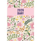 2026 A5 Page a Day: One Page Per Day Daily Diary Planner & Organizer for 365 Days, dated from Jan 2026 to Dec 2026, Fully Lined Journal Notebook with Calendars, To-Do List and Notes | Pink Floral