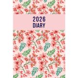 2026 A6 Page A Day: One Page Per Day Daily Diary Planner & Organizer for 365 Days, dated from Jan 2026 to Dec 2026, Fully Lined Journal Notebook with ... To-Do List and Notes | Pink Botanical Floral