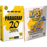 2026 Ags Kpss Ales Dgs Ezberbozan Paragraf 20 Deneme + 3 Deneme Hediye