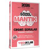 2026 AGS KPSS ALES DGS Sözel Mantık Tamamı Çözümlü Çıkmış Sorular