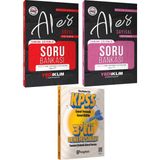 2026 Ales Master Serisi Sözel-Sayısal Yetenek Tamamı Çözümlü Soru Bankası-Çözümlü 3 Deneme Hediye - 6012025002480