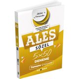 2026 Ales Sözel 5X50 Deneme Tamamı Çözümllü