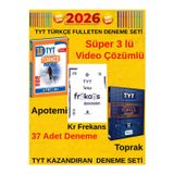 2026 Apotemi Tyt Türkçe 15 Deneme+Kr Frekans Tyt Türkçe 10 Deneme+Toprak Tyt Türkçe 12 Deneme