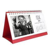 2026 Atatürk Takvimi - Atatürk Fotoğraflı 2026 Masa Takvimi - Kırmızı Renk