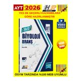 2026 Ayt Biyoloji Deneme Kitabı 25X13 (325 Soru) Video Çözümlü Branş Denemeleri + Tablet Kalem
