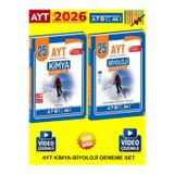 2026 Ayt Kimya 25'Li & Biyoloji 25'Li Sayısal Deneme Seti + Tablet Kalem