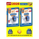 2026 Ayt Matematik 15'Li & Biyoloji 25'Li Sayısal Deneme Seti + Tablet Kalem