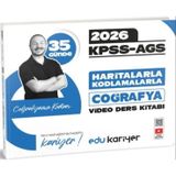2026 Coğrafyanın Kodları Kpss Ags 35 Günde Haritalarla Kodlamalarla Coğrafya Video Ders Kitabı Edu