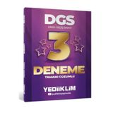 2026 DGS Tamamı Çözümlü 3 Yıldız Deneme Dikey Geçiş Sınavı Yediiklim Yayınları