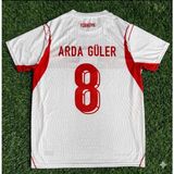 2026 Dünya Kupası Arda Güler Milli Takımı Beyaz Forması - 2XL - Beyaz - Kırmızı
