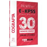 2026 E Kpss Tüm Adaylar İçin Genel Kültür Coğrafya Tamamı Çözümlü 30 Deneme Sınavı Yediikli