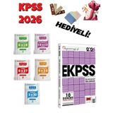 2026 EKPSS Çözümlü Deneme Seti 41 Deneme Seti 6 Kitap Bigelio ve Yargı Yayınları