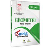 2026 Ekpss Lisans Geometri Meb Özel Konu Anlatımı Kitabı (A4 Boyutlu Renkli Baskı)
