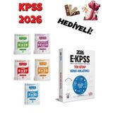 2026 EKPSS Tek Kitap Konu Anlatımlı ve Deneme Seti 6 Kitap Bigelio ve Editör Yayınları