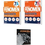 2026 Fenomen Okul 7. Sınıf Matematik A ve B Soru Bankası (Animorphia Hediyeli - 3 Kitap)