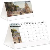 2026 Filistin Piramit Masa Takvimi Masaüstü Takvim 21X17 cm - --