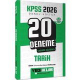 2026 Genel Kültür Tarih Tamamı Çözümlü 20 Deneme Yediiklim Yayınları - Standart